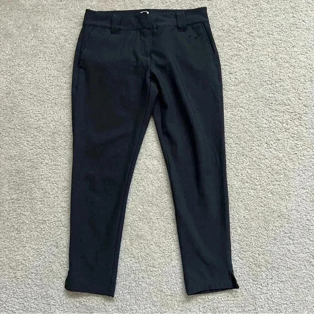 Oakley Golf Pants Light Weight Black Women’s Size 6 Casual Activewear Stretch